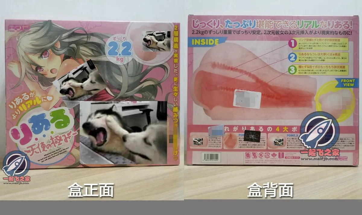 EXE 天使r穴 / 天使双穴: 2200 g schwerer Körper mit zwei Kanälen und Reinigungsöffnung